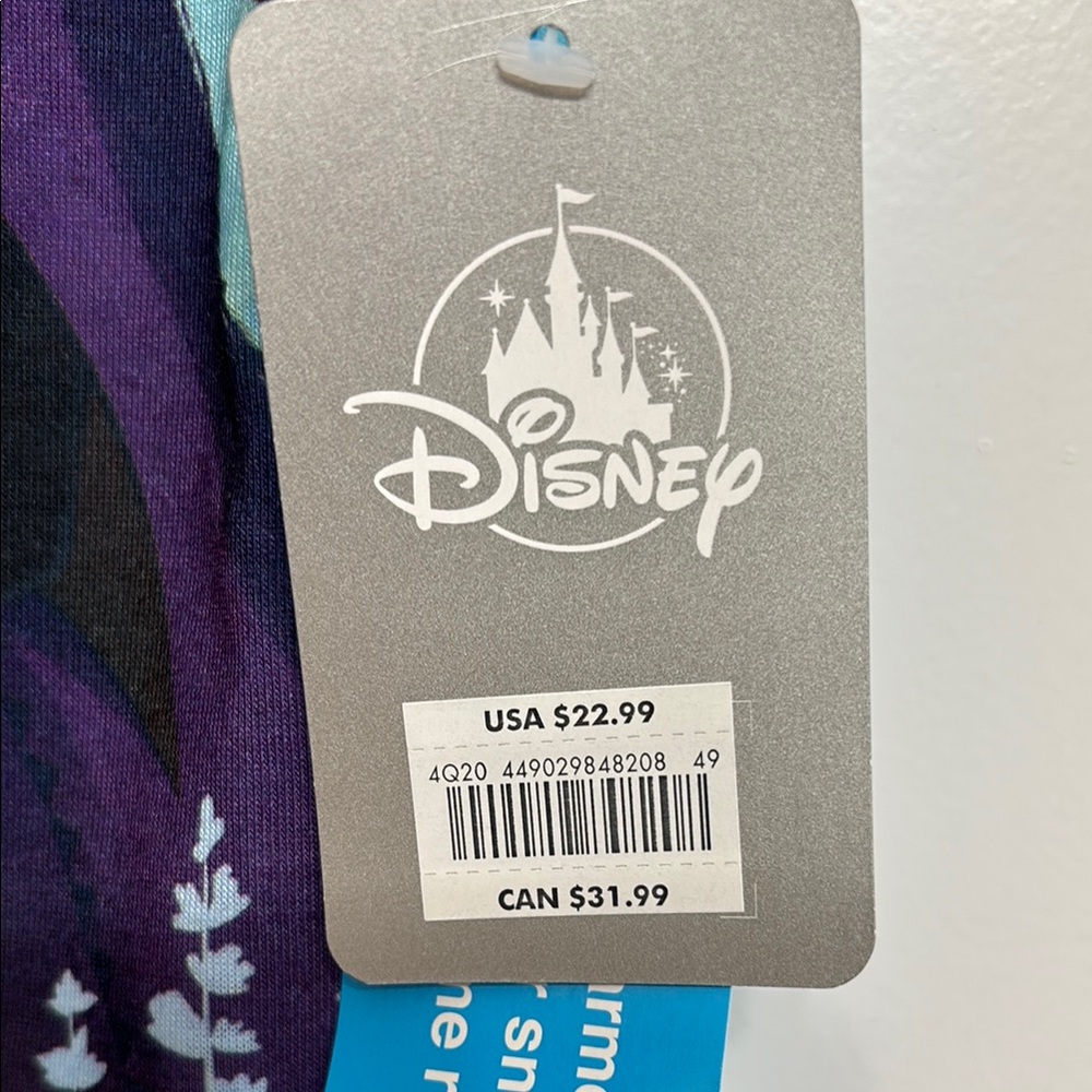 NWT- Disney Store Elsa and Anna Blue Pajama Set with Frozen Design - Picture 2 of 5